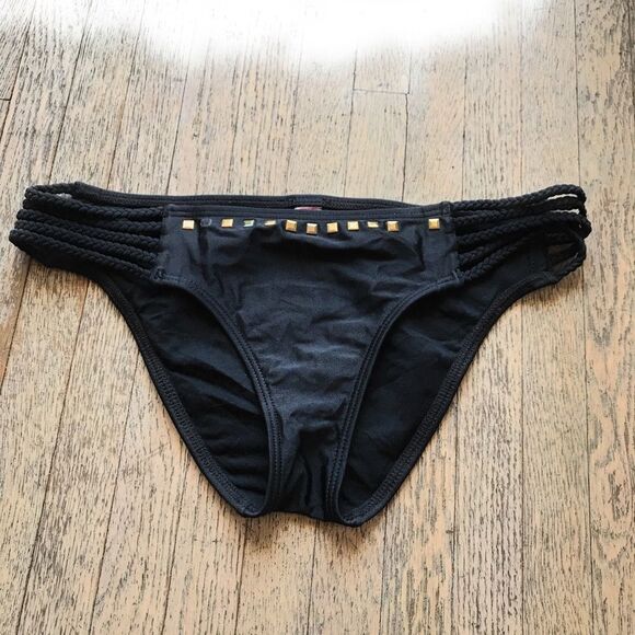 Luli Fama Bikini Bottom With Braiding‎ as is - Picture 2 of 6